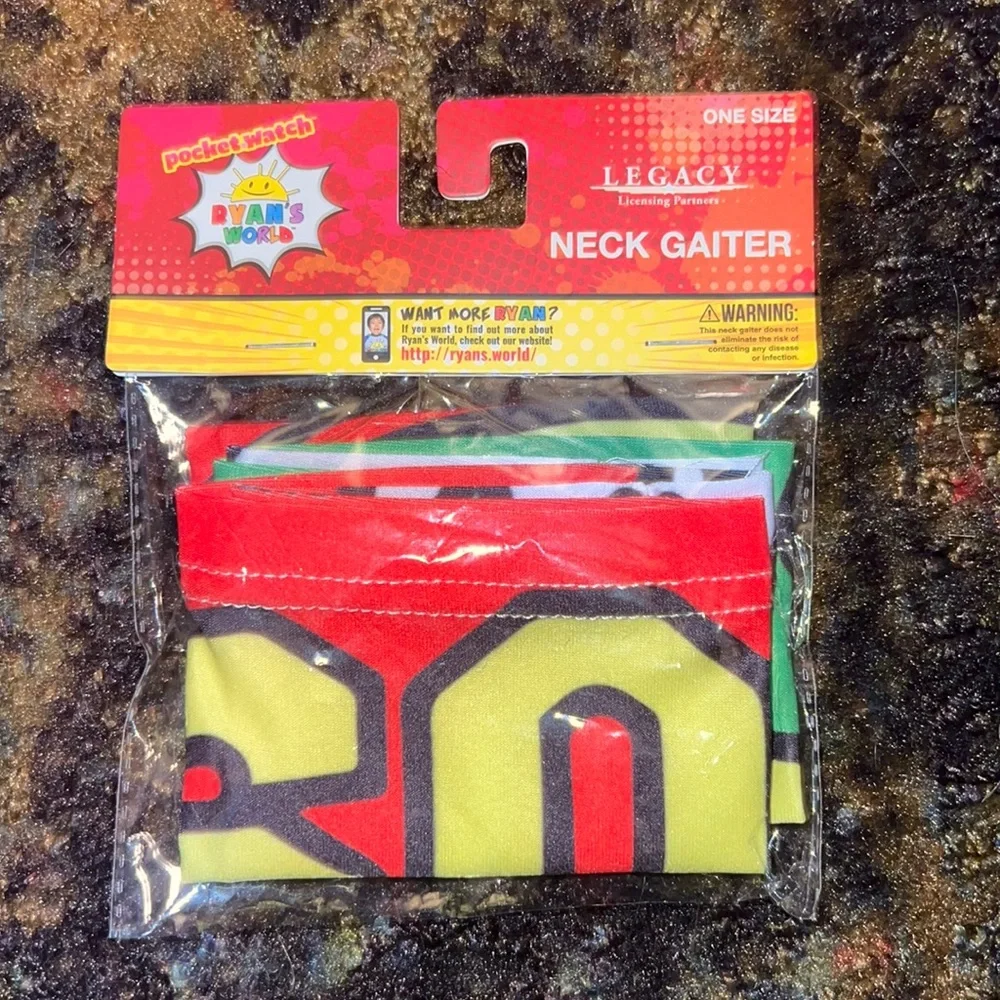 Ryan's World NECK GAITER FABRIC GAITER COVER